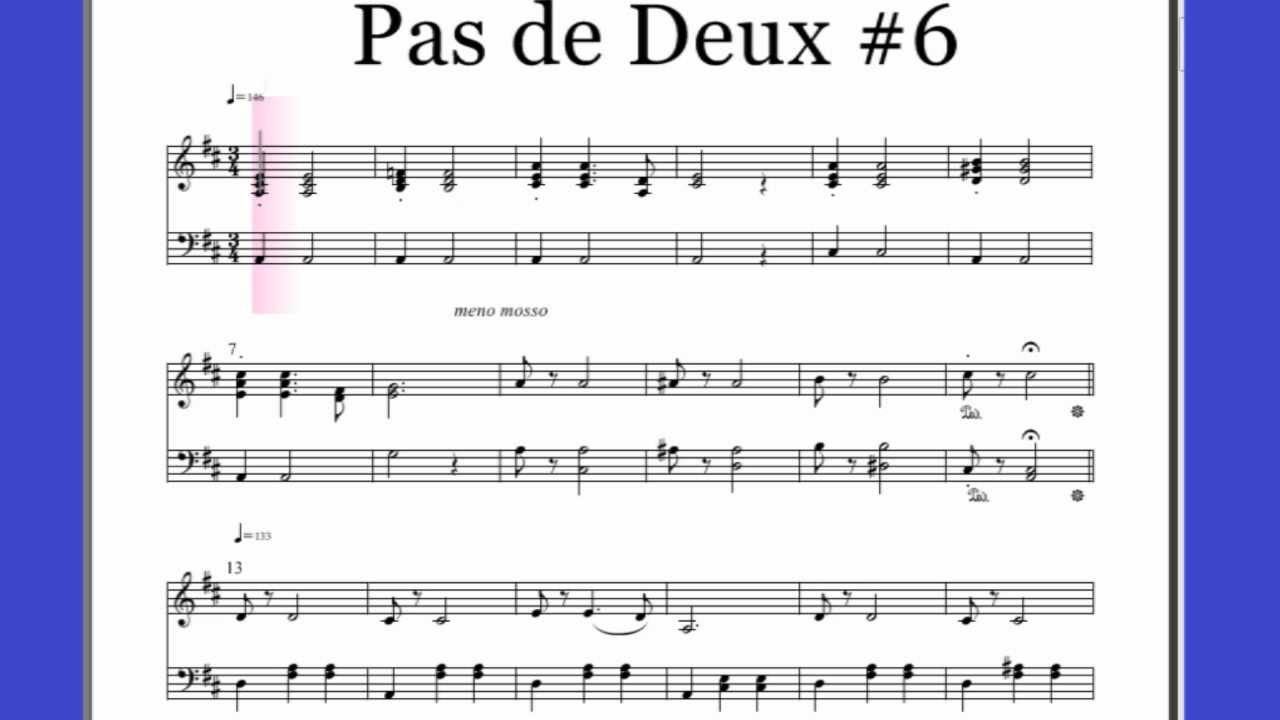 SWAN LAKE Pas de Deux, on KAWAI. Score for Piano - YouTube
