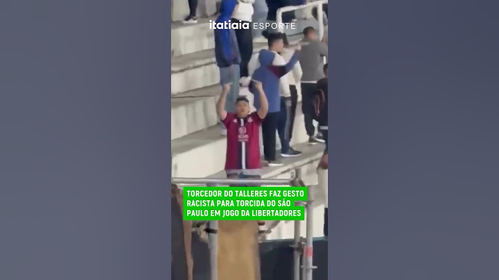 MAIS UM CASO: TORCEDOR DO TALLERES FAZ GESTOS RACISTAS PARA TORCEDORES DO SÃO PAULO