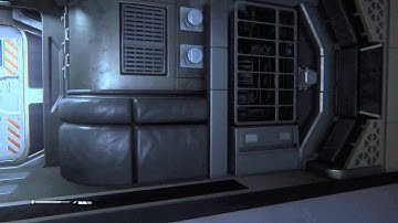 Alien: Isolation (Play 03 HARD MODE): I found trouble already! Jerks with guns!