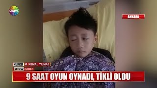 9 saat oyun oynadı, tikli oldu Resimi