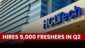 HCL Tech Hires 5000 Freshers In Q2, Attrition Rate Stable At 12.6% | HCLTech Q2 Review