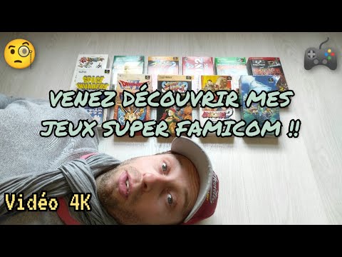 TOUS MES JEUX SUPER FAMICOM EN BOÎTE ! 🎮