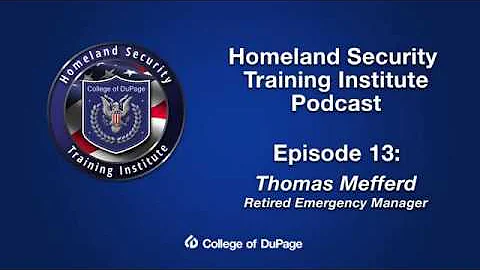 Homeland Security Training Institute Podcast - Epi...