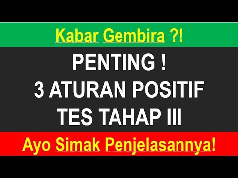 Video: Apa itu tahap positif?