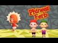 Phineas and ferb intro  made with animal crossing