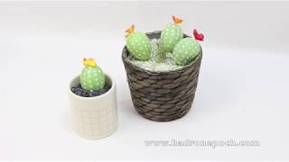DIY Easter Cactus Eggs