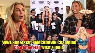 WWE Smackdown Champion Charlotte Flair Visit INDIA And Celebrates Children's Day