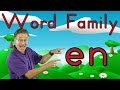Word family en  phonics song for kids  jack hartmann