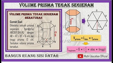 Menghitung Volume Prisma Tegak Segienam Beraturan