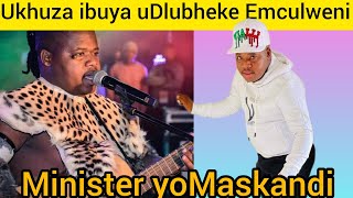 Ukhuza Ibuya Udlubheke Khuzwayo Emculweni Kamaskandi Njengoba Bese Nyamalele Iskhathi Eside