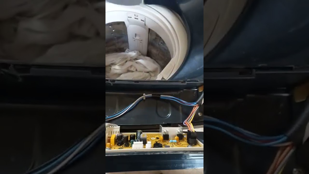 como sacar frente de comando lavarropa gafa carga superior