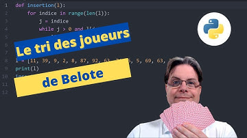 Algorithme de tri : Tri par insertion - Insertion Sort