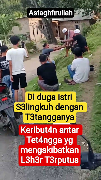 Keribut4n antar tetangga sampai L3her t3rputus