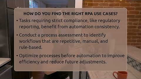 How Do You Find The Right RPA Use Cases? - Talking Tech Trends