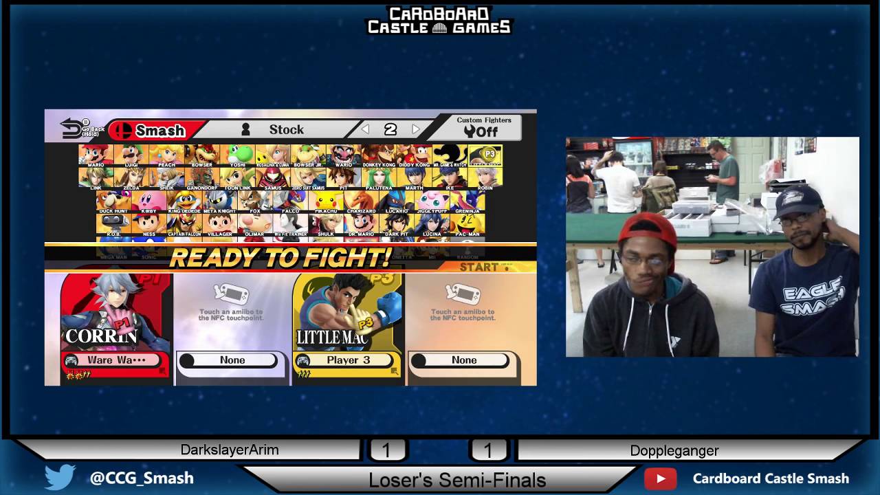 CCG Smash Singles Weekly #23 - DarkslayerArim vs Doppleganger