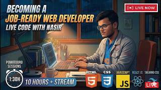 DAY 32 🔥 JavaScript Mastery LIVE | Road to Frontend Developer Journey with NASIR
