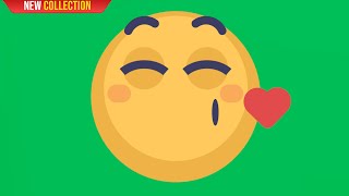 Green Screen Kiss Emoji 4K Global Kreators