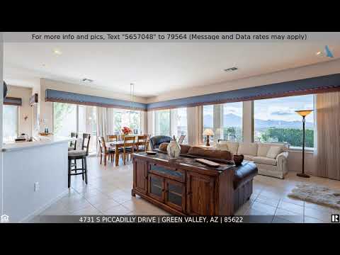 4731 S Piccadilly Drive, Green Valley, AZ home video tour