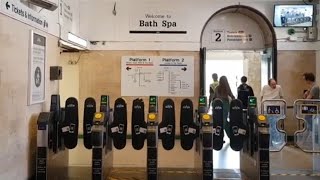 Bath Spa Train Station in the UK