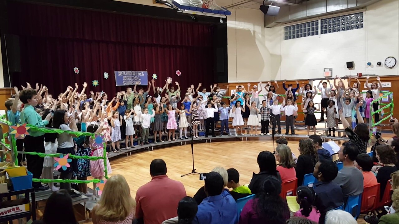 Memorial School Song Memorial Elementary School Montvale NJ Spring