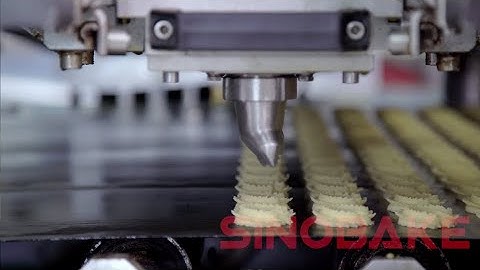 Cookies Mixer Automatic  Feeding System Deposit Cookies Machine Convection Oven SINOBAKE