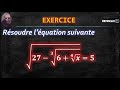 Mathsclic exercice  rsolution dune quation avec radicaux  27  6x1413 5