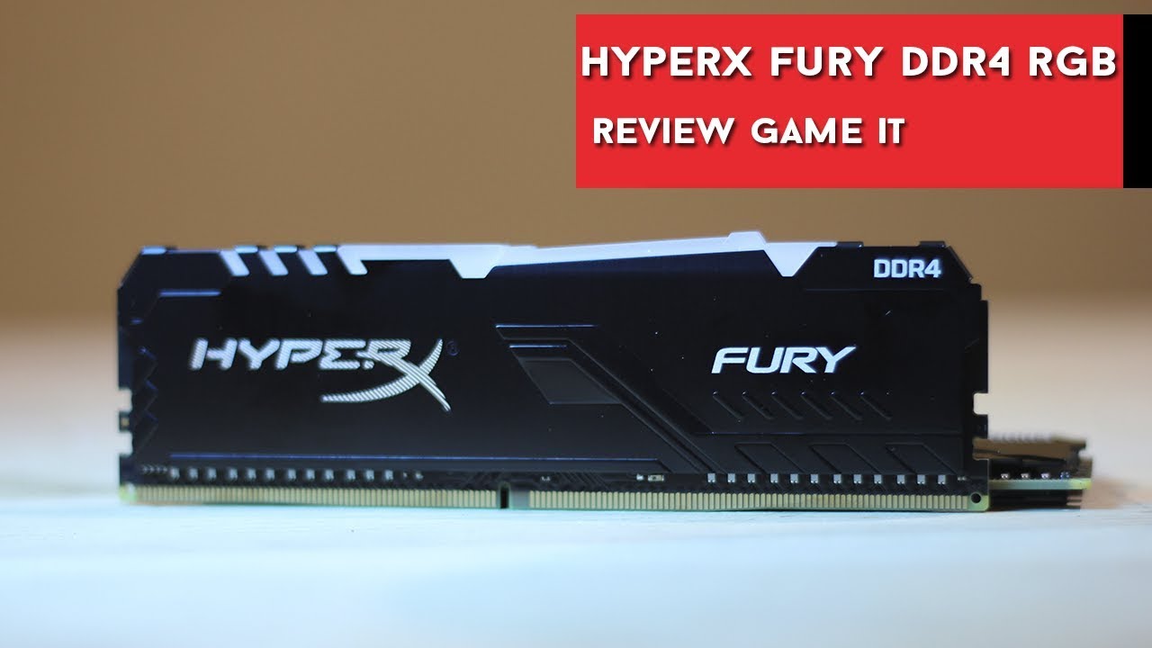 HyperX Fury DDR4 RGB, review y unboxing en español - YouTube