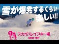 スカイバレイスキー場が最高すぎるよ鉢音さん！スキー、スノボ初心者、中級者が発狂するほど楽しいスキー場♪