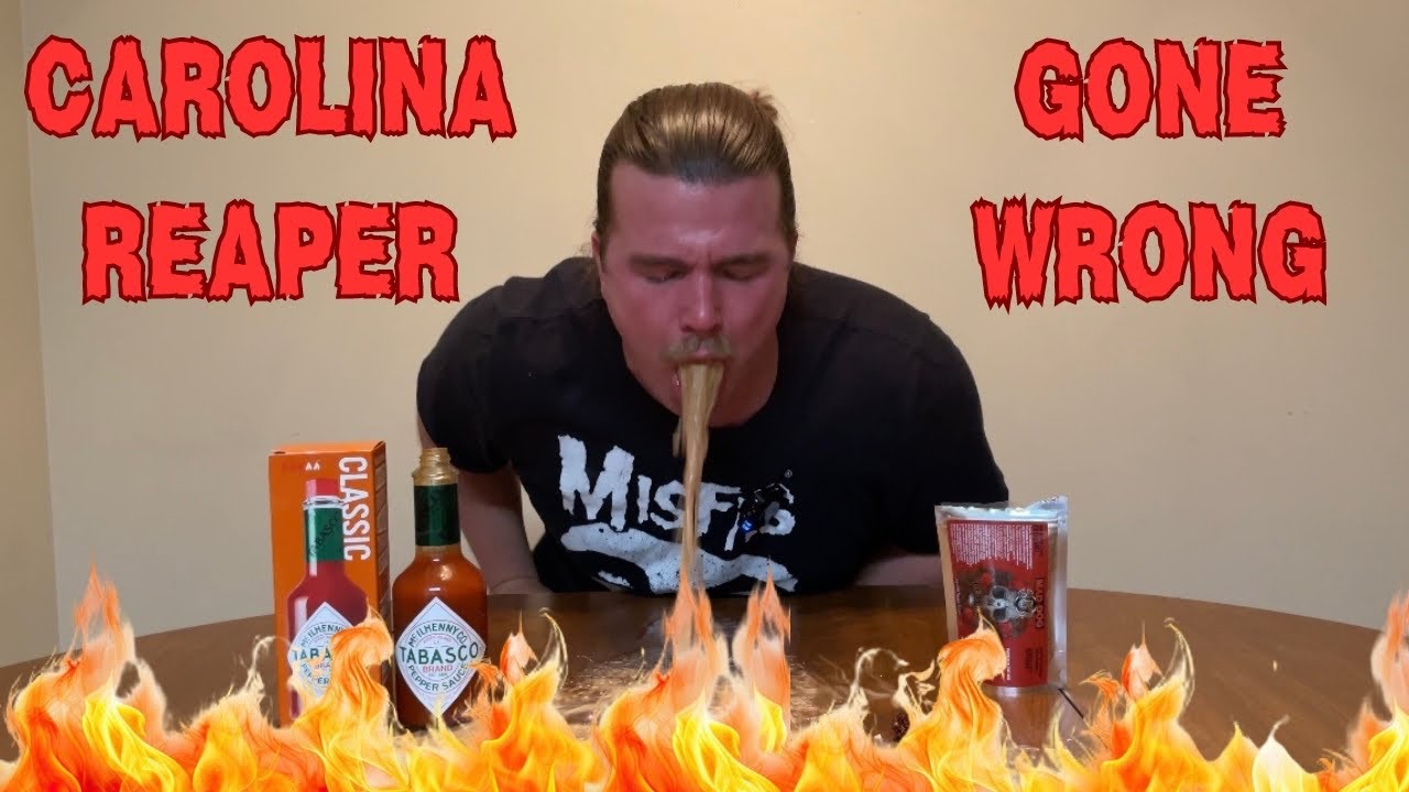 Eating 7 Carolina Reaper Peppers Goes Terribly Wrong YouTube