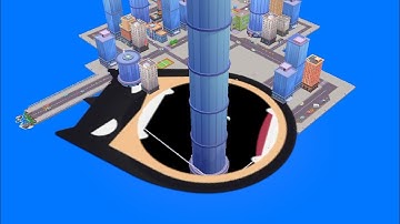 Hole.io - Big Hole City #89 Gameplay Walkthrough Android iOS