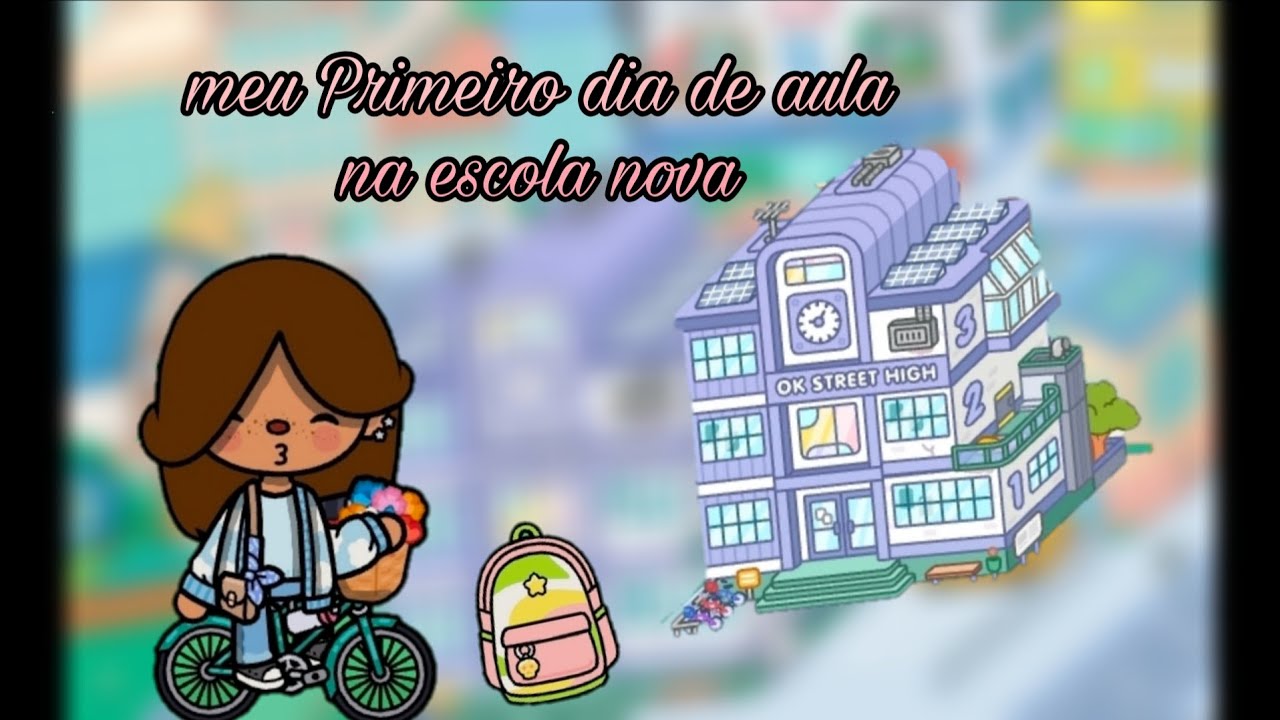 Meu primeiro dia de aula na escola novaaa ️ ️ - YouTube