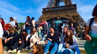 France 🇫🇷 Paris 2024 May walking tour France Top place to visit Eiffel Tower around walking tour.