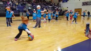 Tots basketball performance