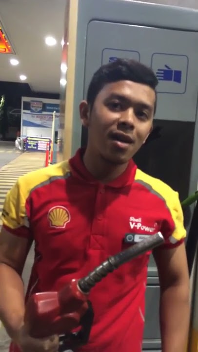 Tumpahan bbm Shell V-Power di SPBU Shell Pindok Indah