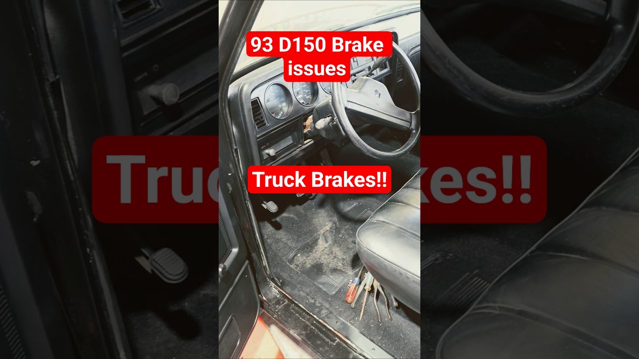 93 Dodge brake issue? #automobile #mechanic #mechaniclife #diy #repair #trucking