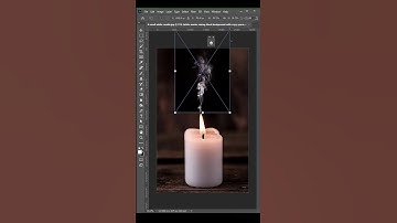Thêm khói vào nến trong photoshop - Add smoke to candles in photoshop