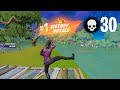 30 Kill Solo Arena Win 240 FPS Gameplay (Keyboard & Mouse) | Fortnite Chapter 3