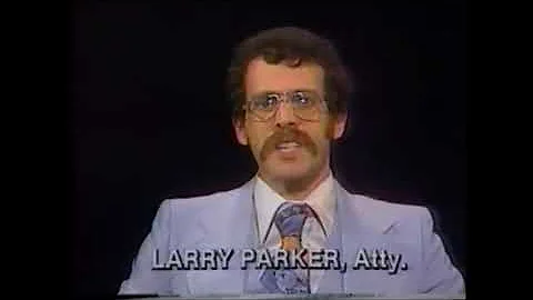 Larry H Parker Commercial Ad 1982