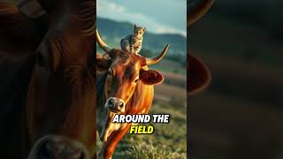 Back of Love #cowtales #cow #animalstories #rescue#respect #puppy  #danger #shorts