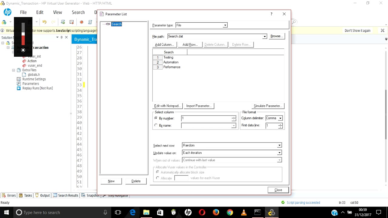 How to create Dynamic Transaction in Loadrnner - YouTube