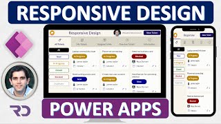 How to build Responsive Power Apps | Responsive Layouts, Tabs, Galleries & Forms screenshot 4