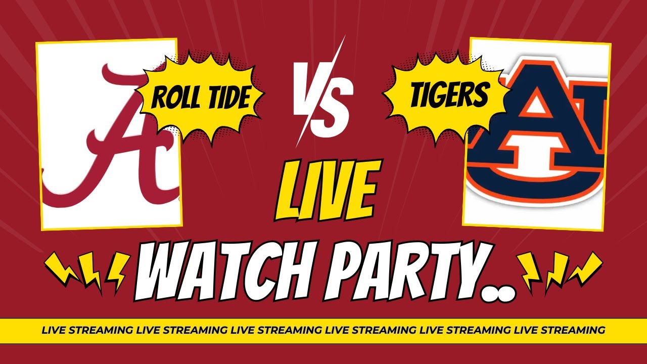 Alabama VS Auburn LIVE STREAM..ROLL TIDE..!! - YouTube