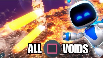 Astro Bot - How To Beat The SQUARE Lost Void Levels 🏆