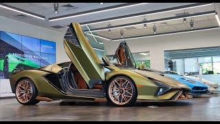 Lamborghini Centenario, Lamborghini SIAN, Aventador SVJ, URUS at LAMBO Paradise - Lamborghini MIAMI