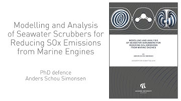 Modelling and Analysis of Seawater Scrubbers for Reducing SOx Emissions from Marine Engines
