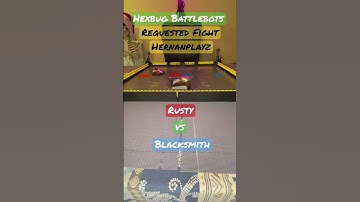 Rusty vs Blacksmith .. Requested Fight ..   #hexbugbattlebots #hexbugvideos #battlebots