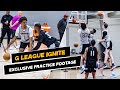 G League Ignite Exclusive practice and scrimmage