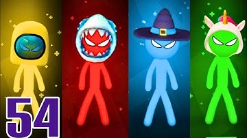 Stickman Party 1234 Player - Gameplay Walkthrough Part 54 - Tournament Mode (iOS, Android)