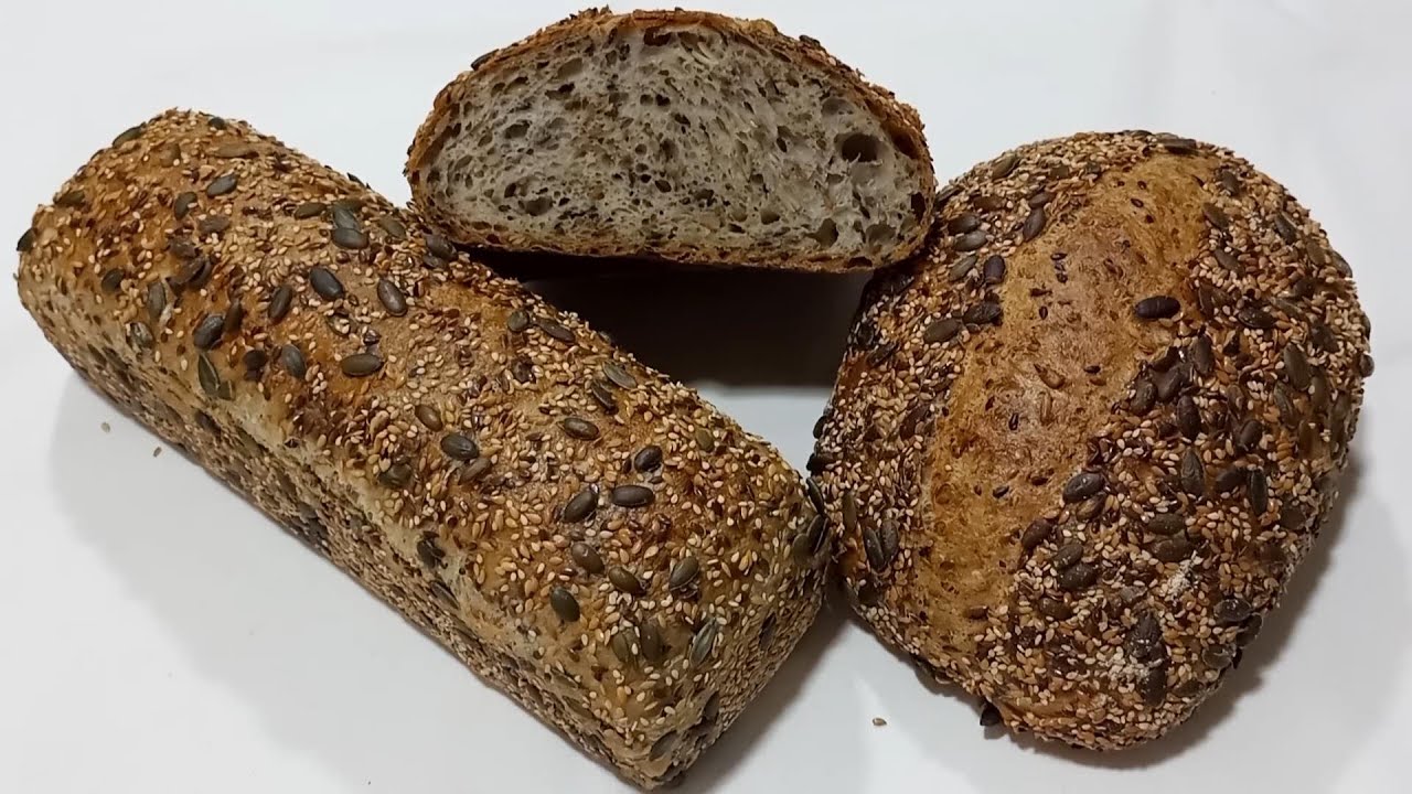 Pan con semillas germinadas, multicereales. - YouTube