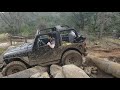 Hollister hills rock crawling in a stock jeep tj